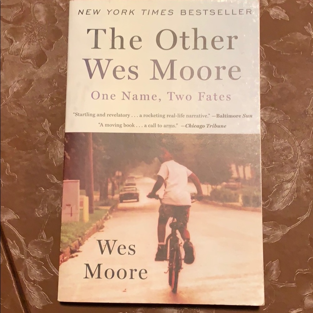 The Other Wes Moore paperback book